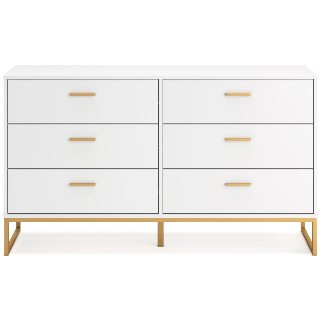 Socalle Queen Platform Bed with Dresser and 2 Nightstands in Two-tone from Ashley - Luna Furniture