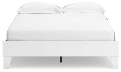 Socalle Queen Platform Bed with Dresser in Two-tone from Ashley - Luna Furniture