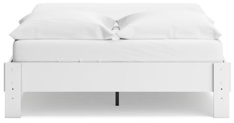 Socalle Queen Platform Bed with Dresser in Two-tone from Ashley - Luna Furniture