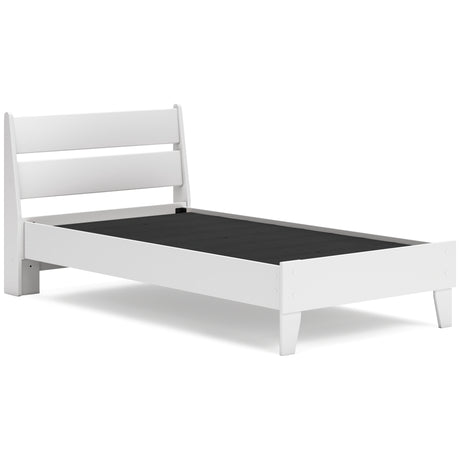 Socalle Twin Panel Headboard with Dresser and 2 Nightstands in Two-tone from Ashley - Luna Furniture