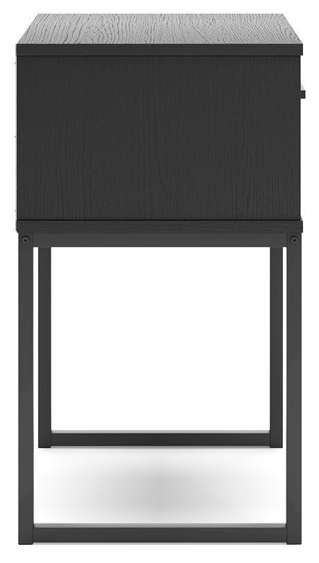 Socalle Twin Panel Headboard with Dresser, Chest and Nightstand in Black from Ashley - Luna Furniture