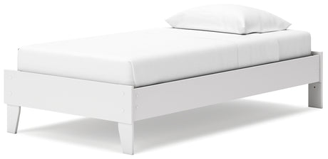 Socalle Twin Platform Bed with Dresser and Chest in Two-tone from Ashley - Luna Furniture