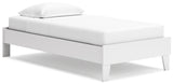 Socalle Twin Platform Bed with Dresser, Chest and Nightstand in Two-tone from Ashley - Luna Furniture