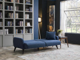 Flexy Zigana Indigo Blue Storage Sleeper Sofa from Bellona - Luna Furniture