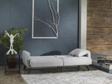 Flexy Zigana Light Gray Storage Sleeper Sofa from Bellona - Luna Furniture