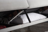 Flexy Zigana Light Gray Storage Sleeper Sofa from Bellona - Luna Furniture