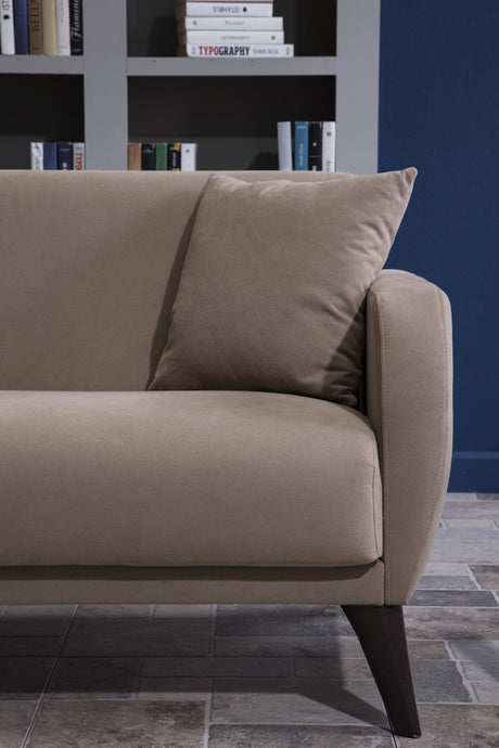 Flexy Zigana Taupe Storage Sleeper Sofa from Bellona - Luna Furniture