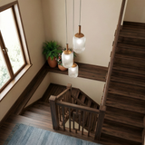Gala Pendant Lamp - Bronze and Clear from Ashcroft Furniture - Luna Furniture