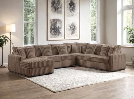 Solana Mocha Sectional from Happy Homes - Luna Furniture