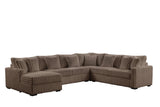 Solana Mocha Sectional from Happy Homes - Luna Furniture
