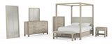 Solano Weathered Mango 85-inch Queen Canopy Bed from Coaster - Luna Furniture