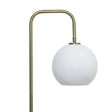 Solaris White Lampshade Floor Lamp from Ashcroft Furniture - Luna Furniture