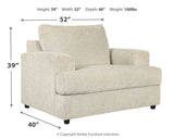 Soletren Sofa, Loveseat and Chair in Stone from Ashley - Luna Furniture