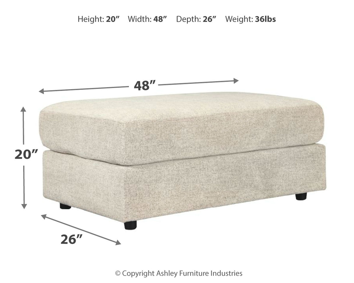 Soletren Sofa, Loveseat, Chair and Ottoman in Stone from Ashley Furniture - Luna Furniture