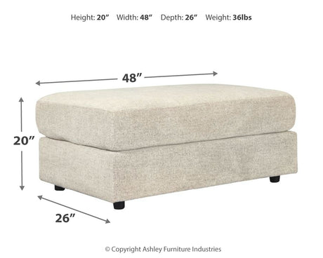 Soletren Sofa, Loveseat, Chair and Ottoman in Stone from Ashley Furniture - Luna Furniture