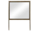 Sonoma 44″ Framed Mirror, Cocoa Gray Oak Finish With Mounting Brackets (Mirror Only) from Steve Silver - Luna Furniture