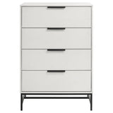 Sonora White 4-Drawer Bedroom Chest from Coaster - Luna Furniture