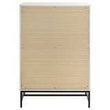 Sonora White 4-Drawer Bedroom Chest from Coaster - Luna Furniture
