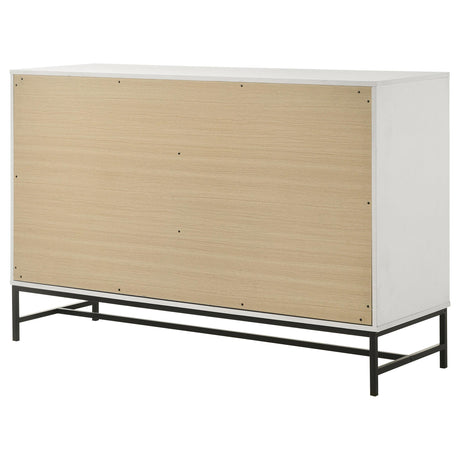 Sonora White 6-Drawer Bedroom Dresser from Coaster - Luna Furniture