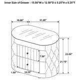 Sonya Ivory 2-Drawer Nightstand from Coaster - Luna Furniture