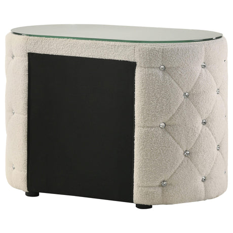 Sonya Ivory 2-Drawer Nightstand from Coaster - Luna Furniture