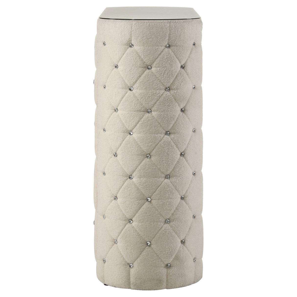 Sonya Ivory 5-Drawer Upholstered Bedroom Chest of Drawers from Coaster - Luna Furniture