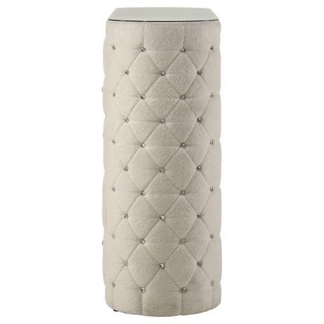 Sonya Ivory 5-Drawer Upholstered Bedroom Chest of Drawers from Coaster - Luna Furniture