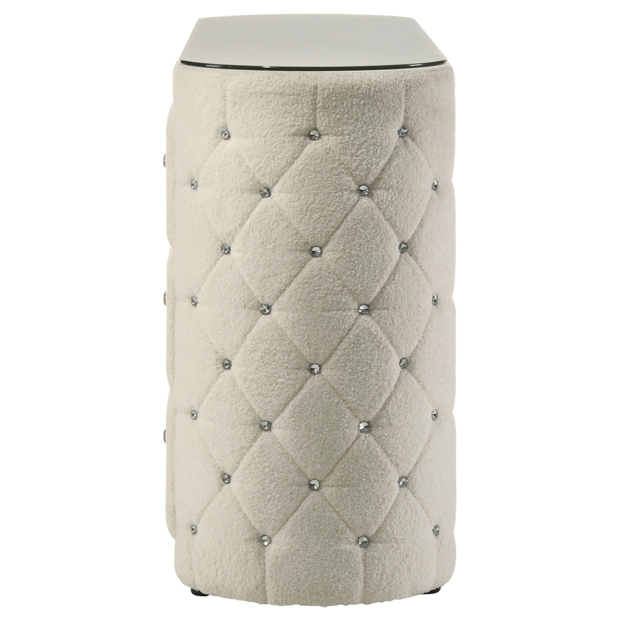 Sonya Ivory 6-Drawer Upholstered Bedroom Dresser from Coaster - Luna Furniture