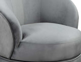 Sophia Gray Velvet Swivel Accent Chair from Steve Silver - Luna Furniture