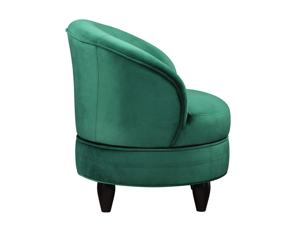 Sophia Green Velvet Swivel Accent Chair from Steve Silver - Luna Furniture