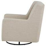 Sorrel Latte Upholstered Swivel Glider Arm Chair from Coaster - Luna Furniture