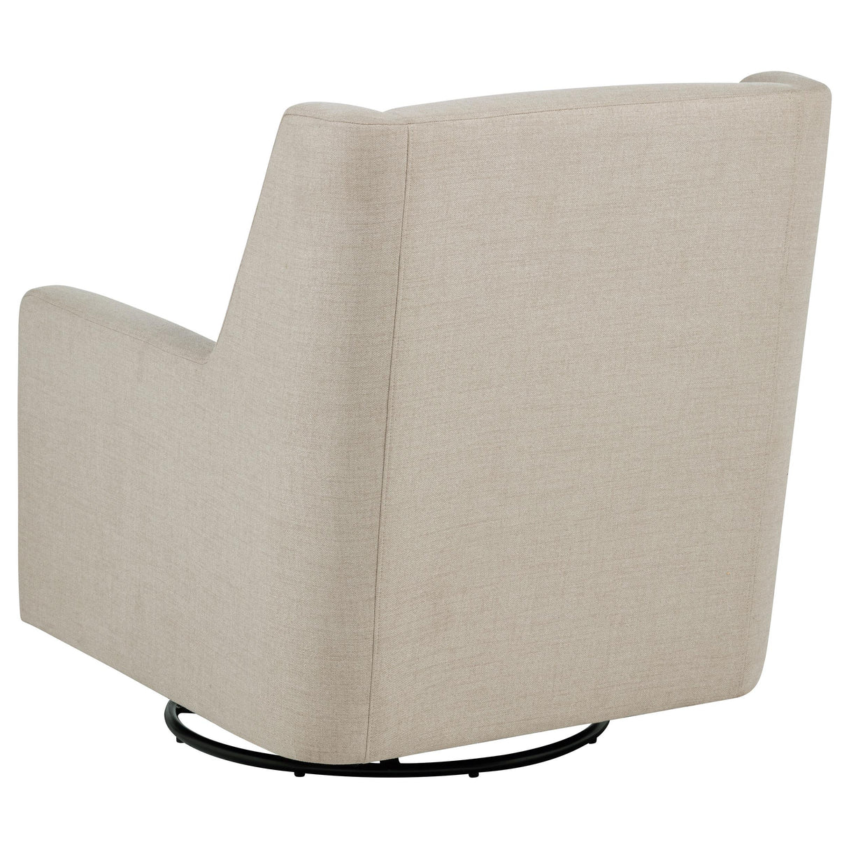 Sorrel Latte Upholstered Swivel Glider Arm Chair from Coaster - Luna Furniture