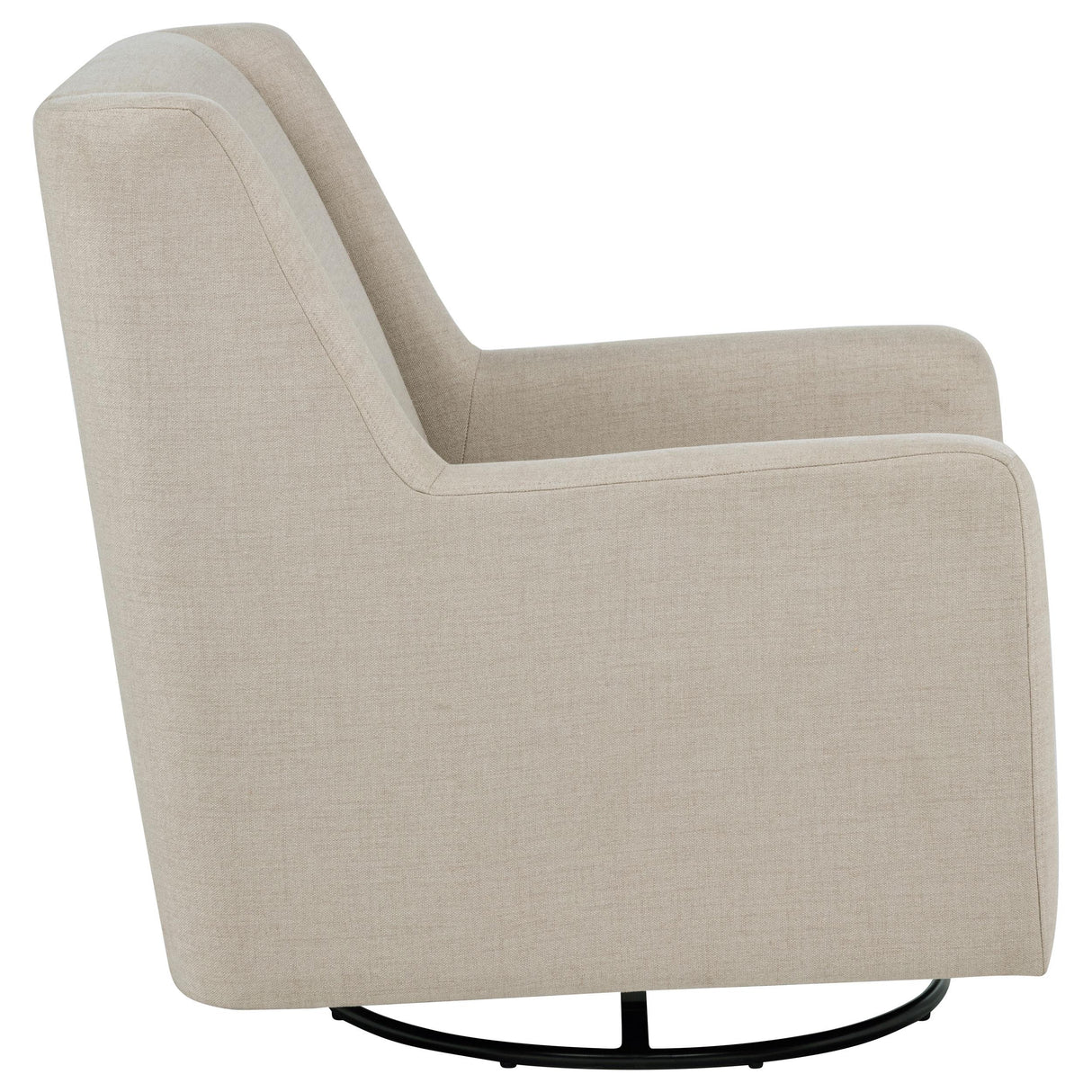 Sorrel Latte Upholstered Swivel Glider Arm Chair from Coaster - Luna Furniture