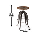 Sparrow 24-36″ Adjustable Stool from Steve Silver - Luna Furniture