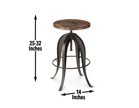 Sparrow 24-36″ Adjustable Stool from Steve Silver - Luna Furniture