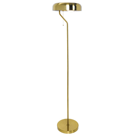Spectra Floor Lamp - Gold outer and White inner from Ashcroft Furniture - Luna Furniture