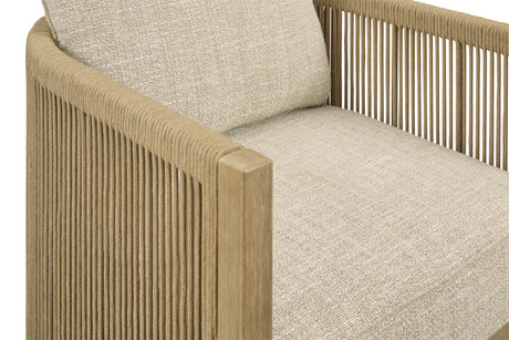 Spooners Cove Beige Outdoor Seating Set from Ashley - Luna Furniture