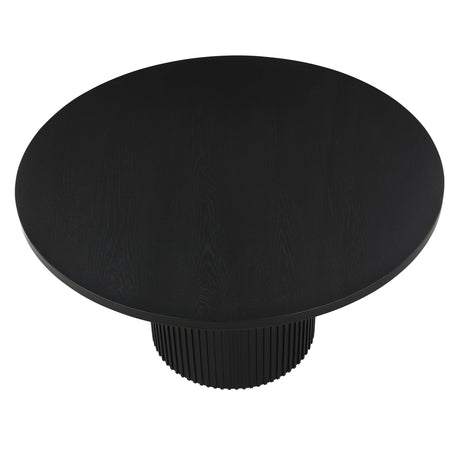Colvin 5-Piece 52-inch Round Dining Set, Black from Steve Silver - Luna Furniture