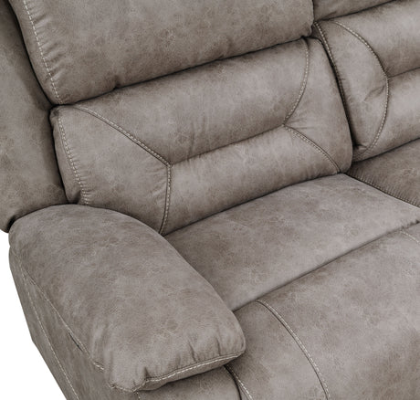 Aria Desert Sand 3-Piece Dual-Power Reclining Sectional from Steve Silver - Luna Furniture
