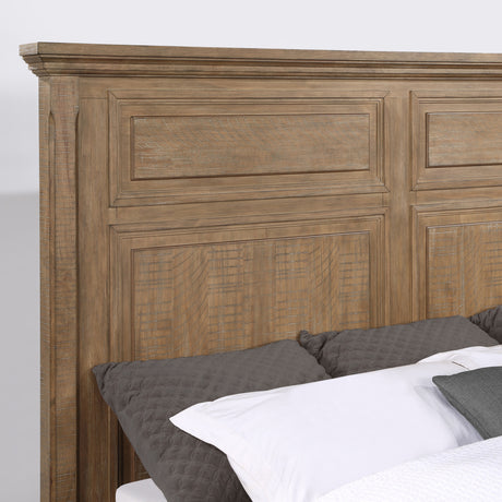 Riverdale Driftwood Queen Storage Platform Bed from Steve Silver - Luna Furniture