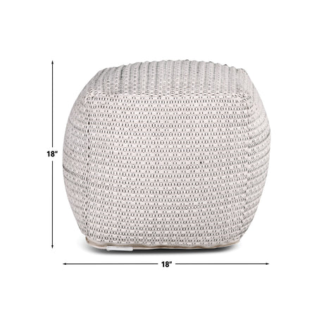 Hakim Handwoven Pouf from Steve Silver - Luna Furniture