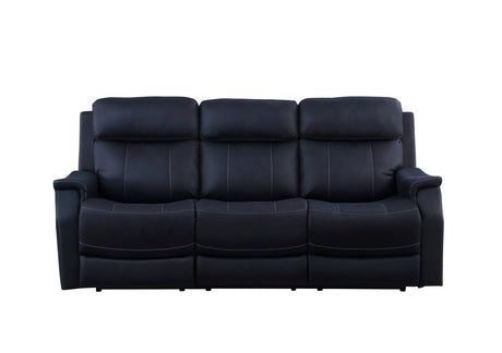 Valencia Ocean Blue Dual Power Reclining Sofa from Steve Silver - Luna Furniture