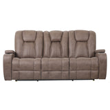 Marlow Sand Manual Reclining Sofa from Steve Silver - Luna Furniture