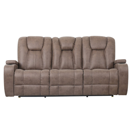 Marlow Sand Manual Reclining Sofa from Steve Silver - Luna Furniture