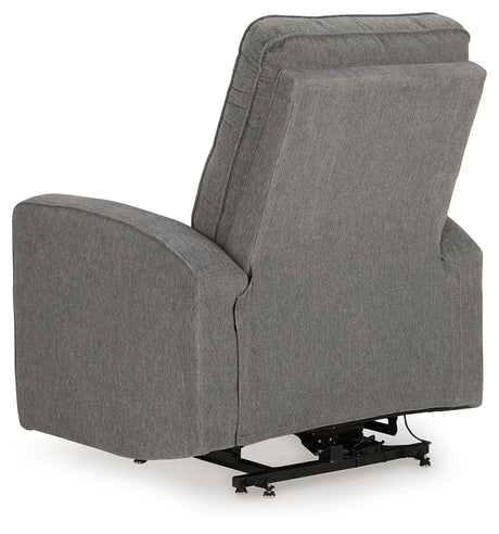 Starganza Gray Power Lift Recliner from Ashley - Luna Furniture