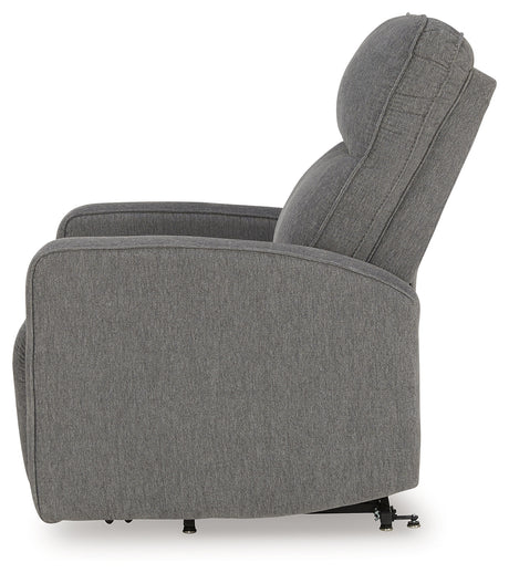 Starganza Gray Power Lift Recliner from Ashley - Luna Furniture