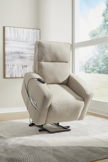 Starganza Smoke Power Lift Recliner from Ashley - Luna Furniture