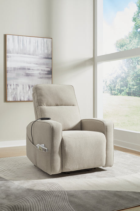 Starganza Smoke Power Lift Recliner from Ashley - Luna Furniture