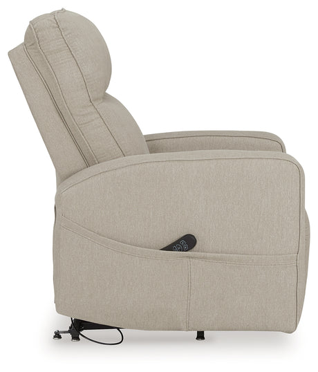Starganza Smoke Power Lift Recliner from Ashley - Luna Furniture