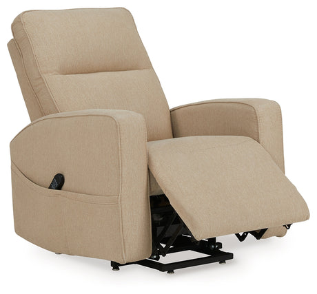 Starganza Taupe Power Lift Recliner from Ashley - Luna Furniture